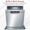 American Built Pro Dishwasher Drain Pan - Open-Ended Directs wtr Upfront for Leak Detection  - 24 inch x 20.5 inch, Gry DWP-1G - alternate 5